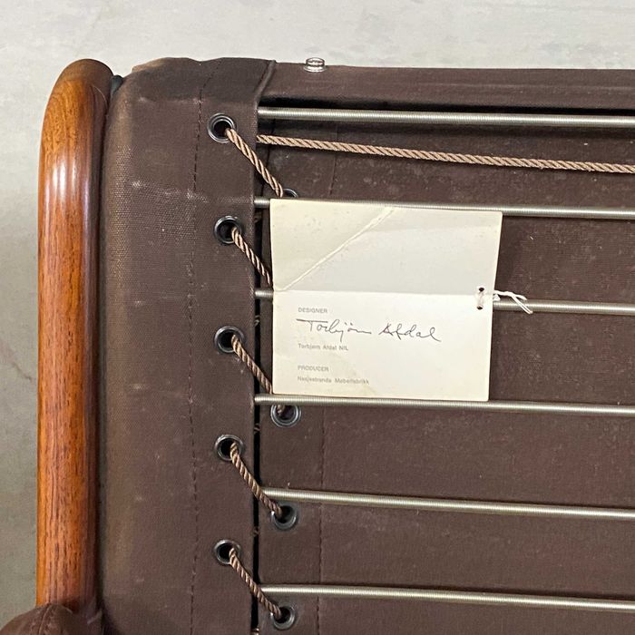 Skandynawski komplet wypoczynkowy, proj. Torbjørn Afdal, Norwegia, lata 60.