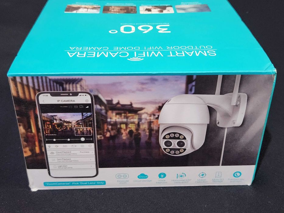 WiFi камера відеоспостереження BESDER P3SB-8MP-EU (8МП, 2 об’єктива)