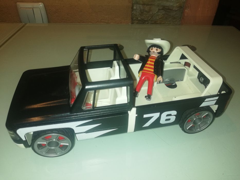Playmobil джип и моторная лодка