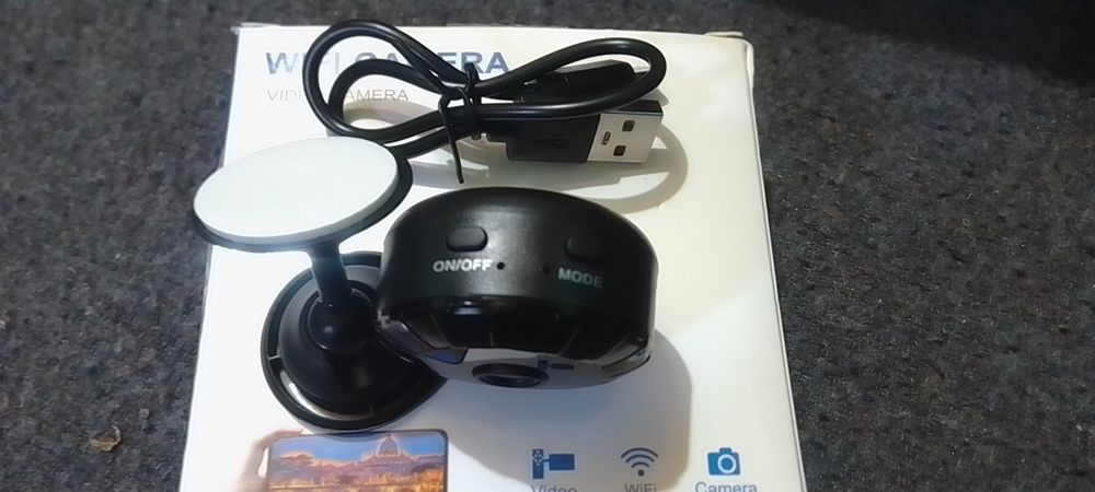 Mini câmera com bateria