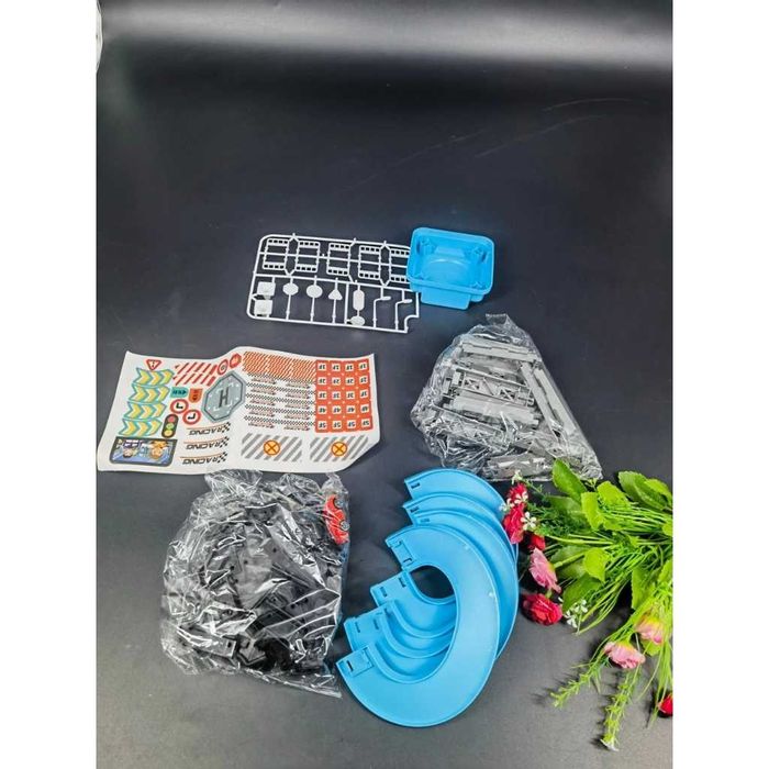 Детский игровой трек-паркинг с машинками 5-уровневый гараж