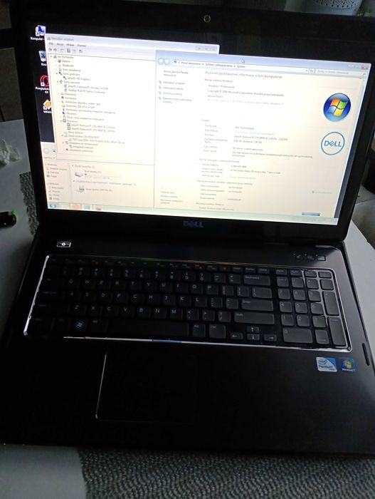 Laptop Dell Inspiron N7110 17.3"/Pentium b950 2,10ghz/ddr3 8gb/500gb