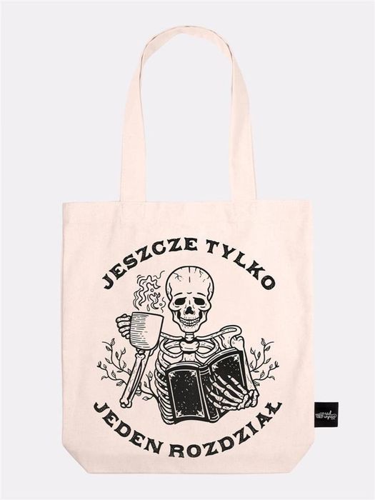 Torba bawełniana ecru Jeszcze tylko jeden rozdział oprawa: folia
