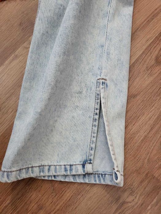 Джинсы wide leg с разрезом. 38 р. Бренд FB Sister, Германия