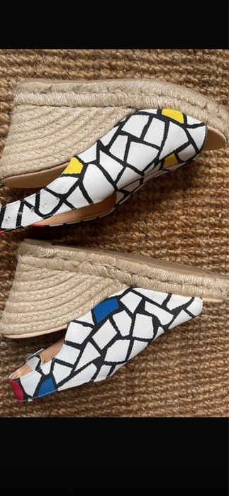 Buty letnie Desiqual r.38  na koturnie jak nowe