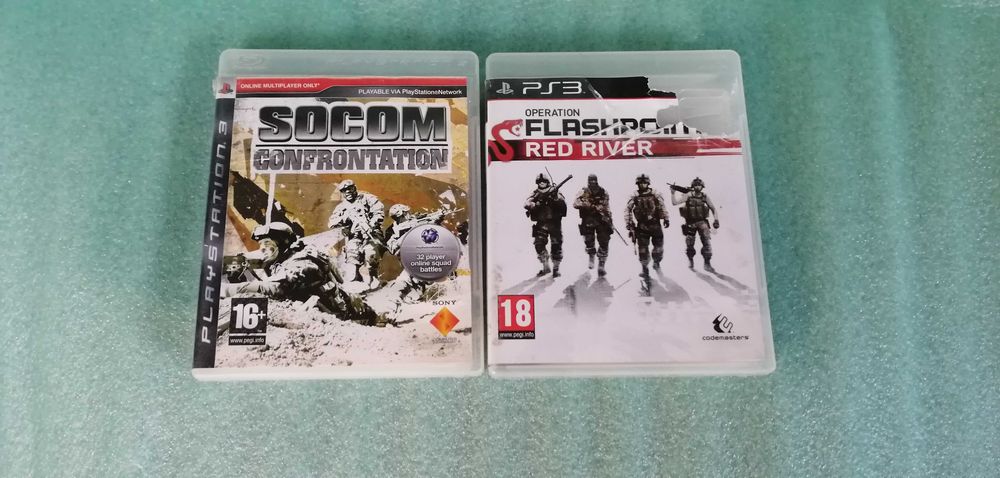 Zestaw gier konsola PS3- Socom Confrontation, Operation Flashpoint Red River PL-Gry PS3