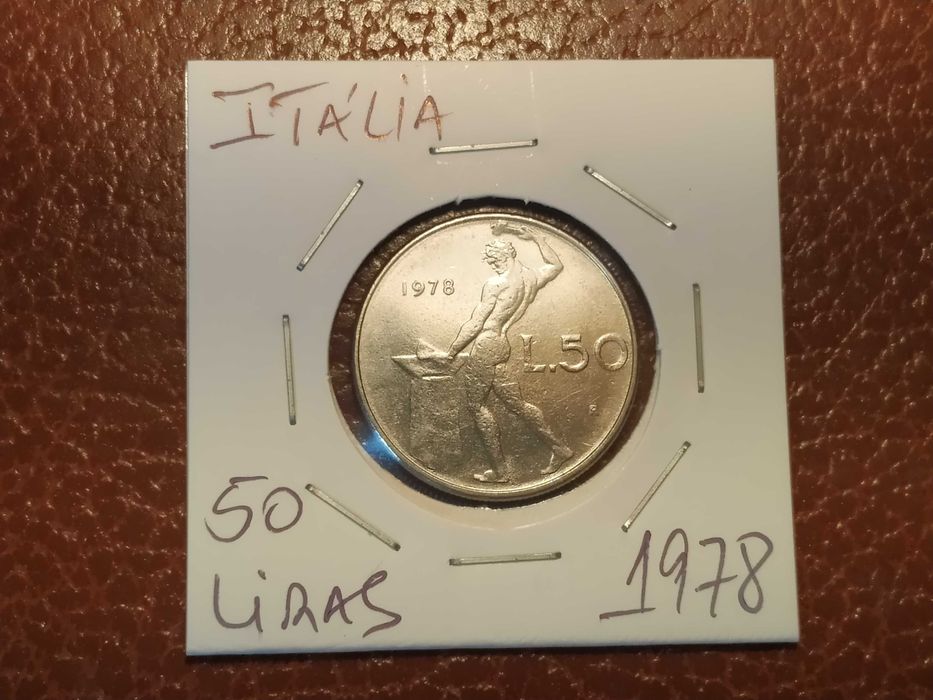 782 - 1978 Italian 50-lira coin