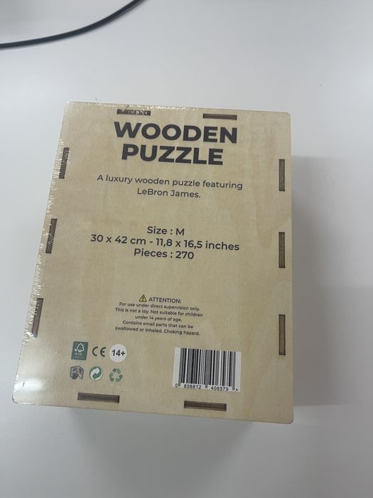 Puzzle em Madeira LeBron James