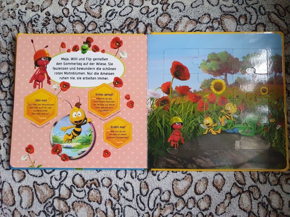 Книга пазл Бджілка Майя, фірмова