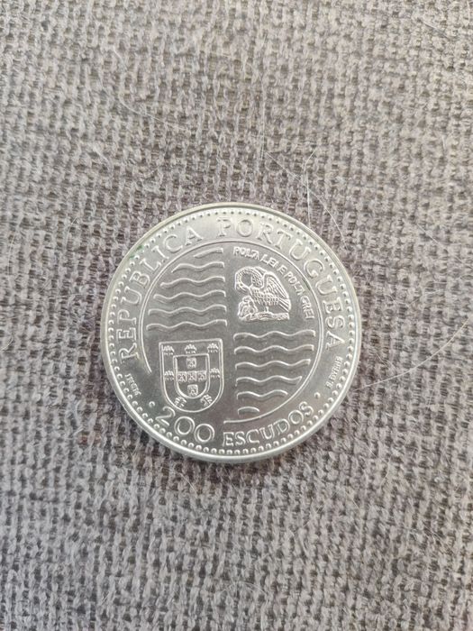 Moeda 200escudos D. João II Príncipe Perfeito