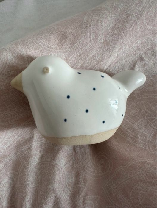 Porcelanowy ręcznie malowany kurczak