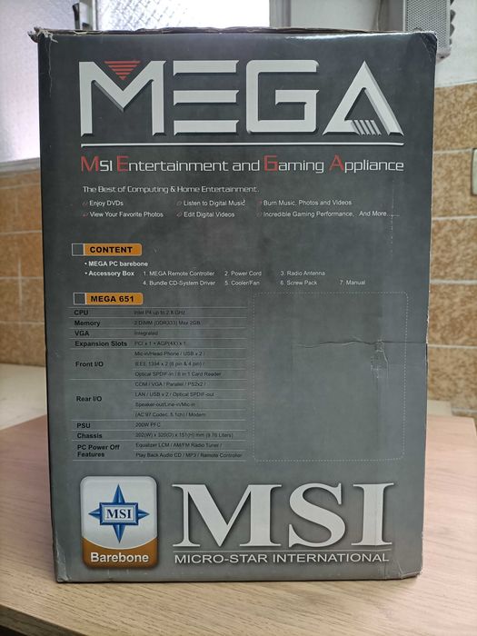 MEGA 651 Sistema hi-fi + Pc