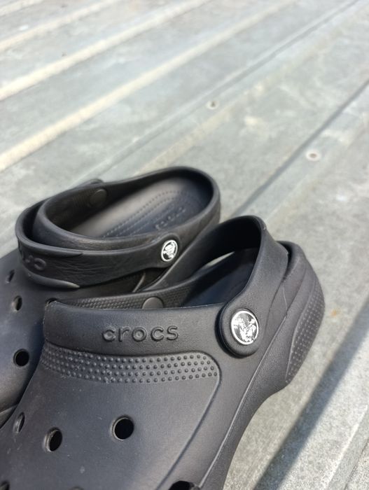 Crocs M6 W8 кроксы 37 38 размер черны на подростка мальчикае оригинал