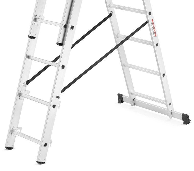 Drabina aluminiowa 3x12 na schody 180 kg