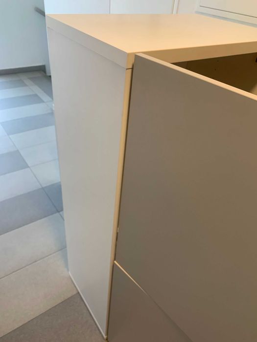Szafa IKEA BESTA – biała, 2 korpusy + fronty + akcesoria