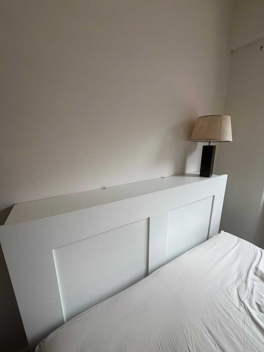 cama c/arrumação e cabeceira