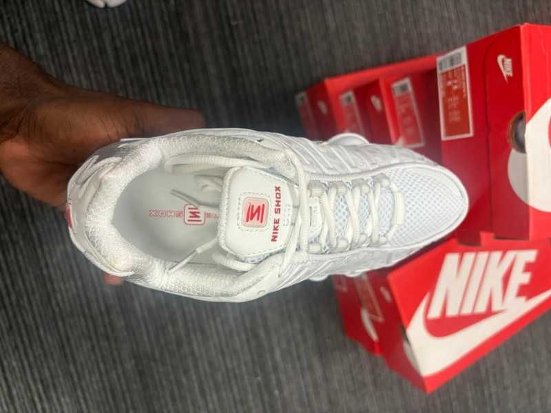 Buty meskie Mokasyny Nike_Shox_TL_White R.44