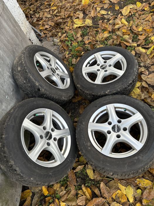 Alufelgi 15 cali 5x120 z oponami zimowymi