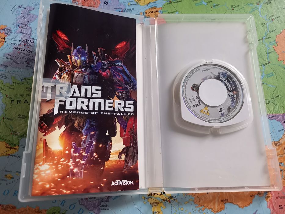 Gra Sony psp transformers revenge of the fallen