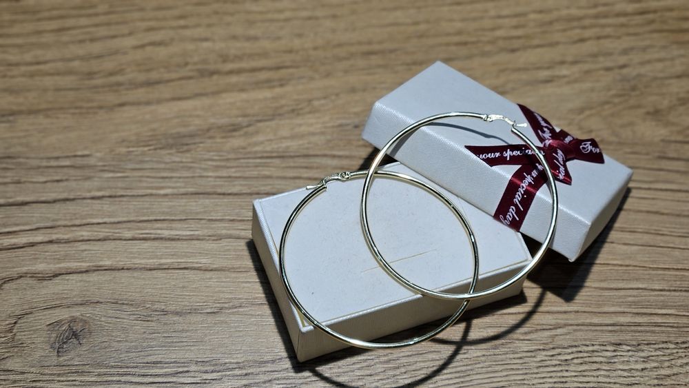 Duże koła złote  próba 585