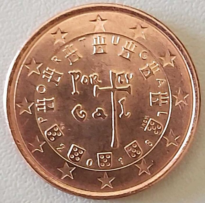 5 Cêntimos de 2016 de Portugal