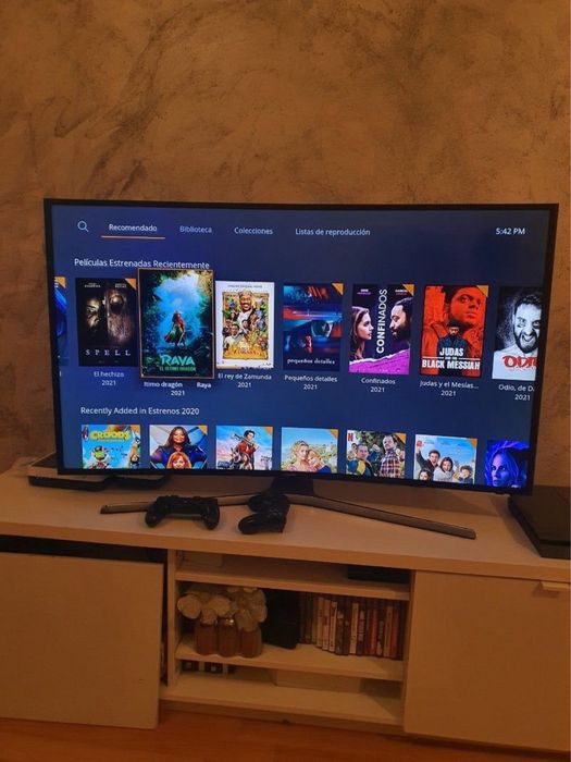 Tv samsung 65’ curva, bom estado
