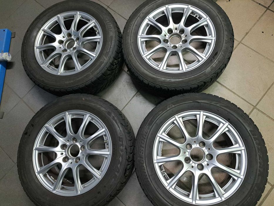 Koła felgi 5x112 16 mercedes c-klase w205 opony 205/60R16 bridgestone