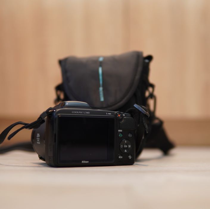 Nikon Coolpix L340 | Stan idealny, mało używany | Torba, karta 32GB, kabel