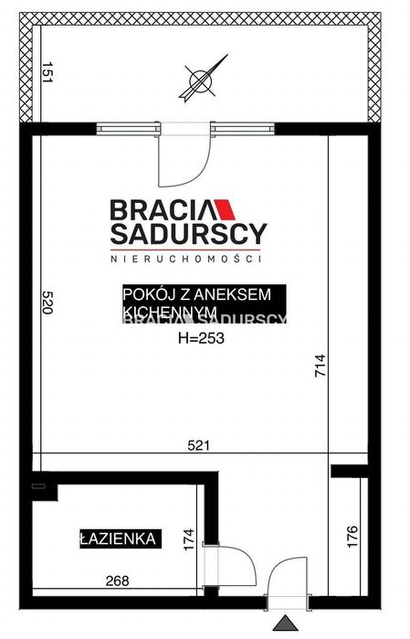 Kawalerka na Bobrzyńskiego!