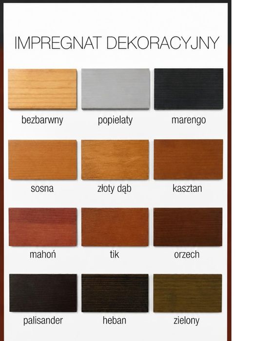 impregnat do drewna , impregnat dekoracyjny 0,7L