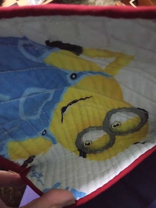 Яркий кошелёк в стиле пэчворк