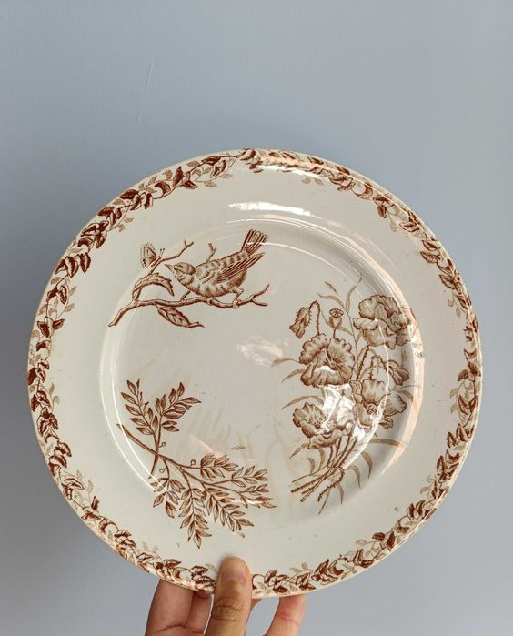 Pratos Faiança Pássaros