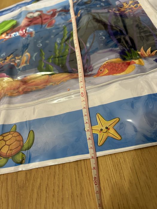 Водний коврик, килимок аква надувний з водою, для немовлят та дітей