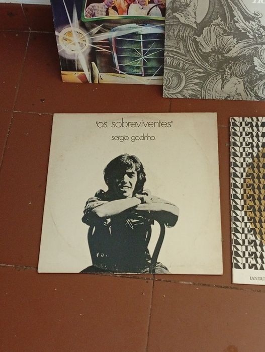 Conjunto de 7 vinis grandes vários artistas