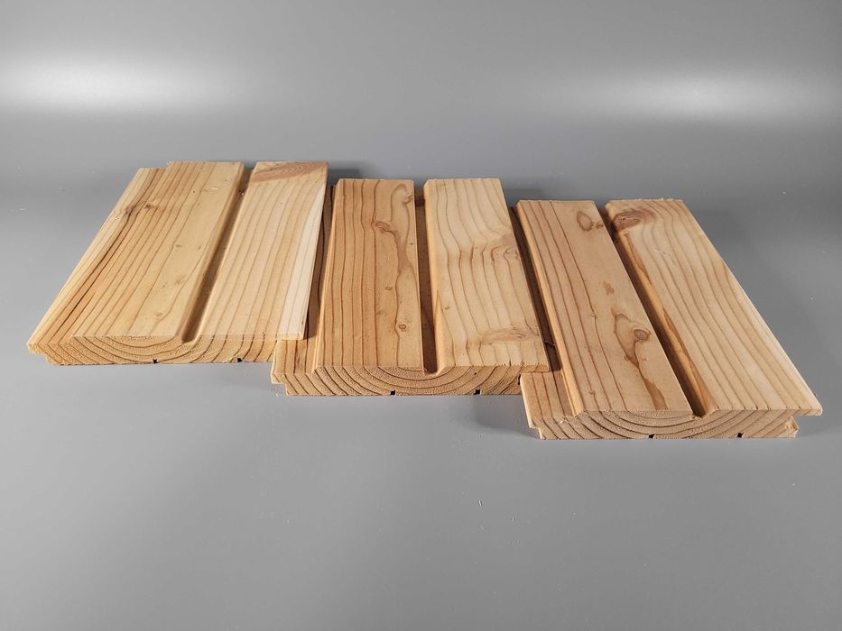 Deska elewacyjna DUO ROMB Modrzew 25mm ŚLĄSK