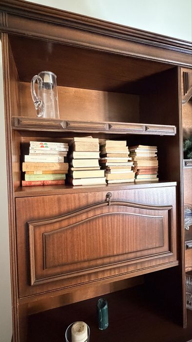 Móvel de sala em madeira maciça