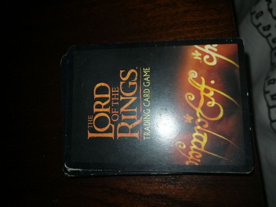 Cartas Lord of the Rings trading game (senhor dos anéis)