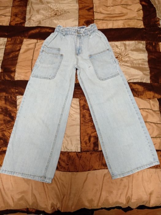 Spodnie dziewczęce dżinsowe 152cm