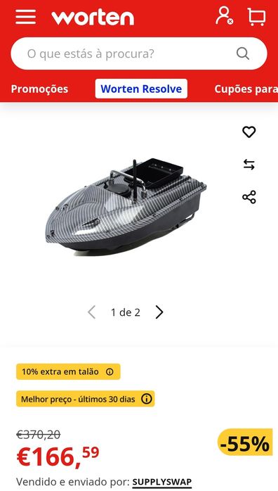 Pesca Rc, Alcance De Controle De 500m, Capacidade De Carga De 1.5kg