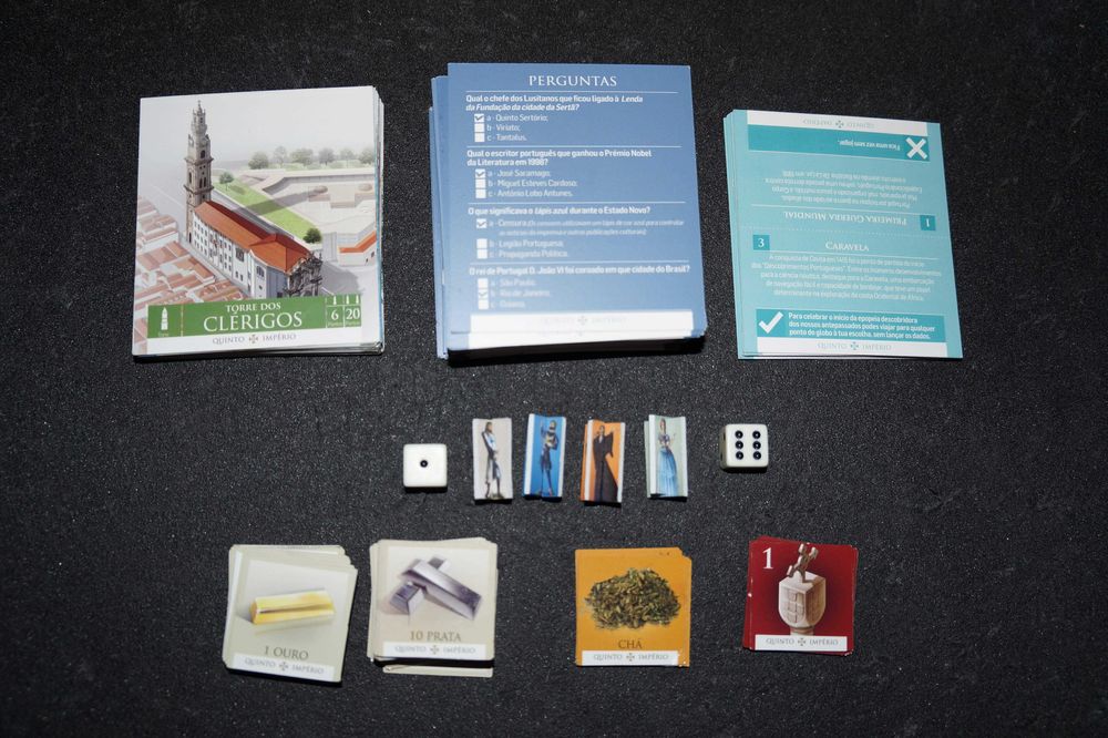 Jogo Tabuleiro "QUinto Império": 2 euros