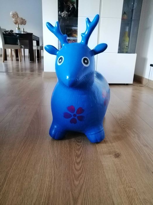 Skoczek gumowy - zwierzątko do skakania dla małych dzieci