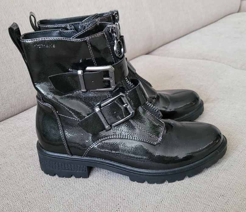 Czarne botki Tamaris 37