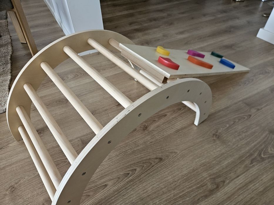 Arco Pikler Montessori + Rampa de Escalada/Deslize | Como Novo