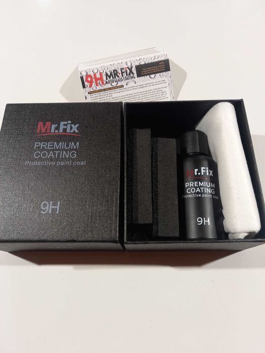 50ml Жидкое стекло оригинал Mr Fix PREMIUM 9H нанокерамика рідке скло