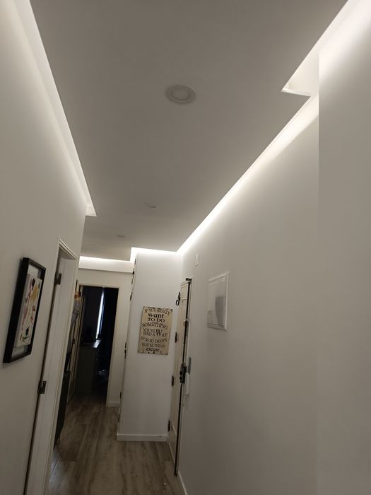 Remodelação de interiores, tetos falsos, divisória e pinturas
