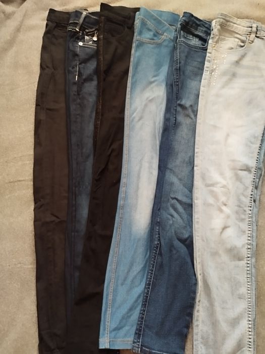 Джинсы, джегинсы  для девочки 11-12 лет, ( набором)