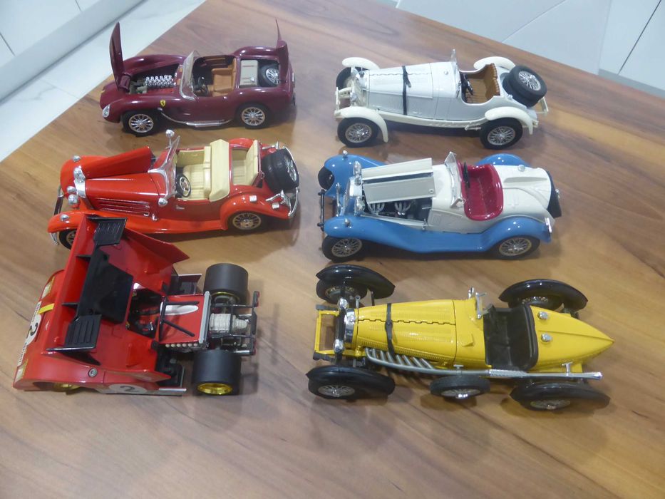 Conjunto carros Bburago escala 1/18 e 1/24