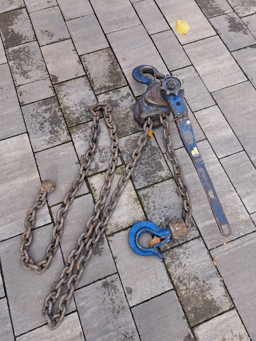 BRANO RZC-3,2T Wciągnik wciągarka zapadkowa łańcuchowa 3,2t + łańcuc