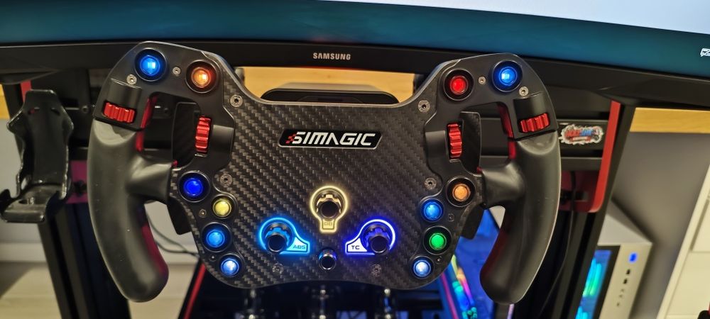 Simagic Evo pro com volante fx