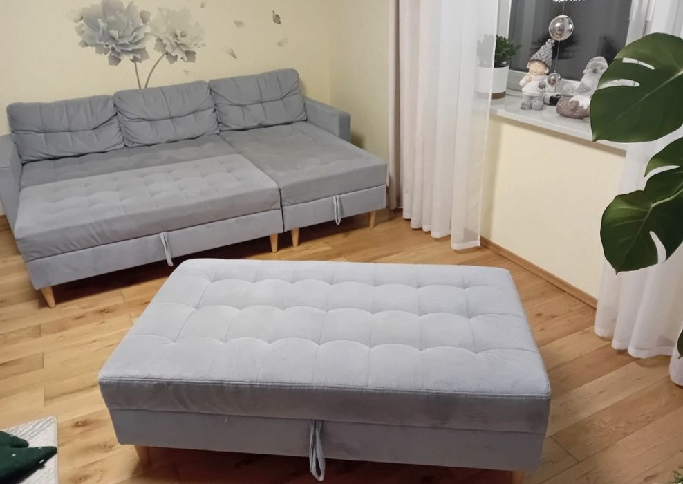 Narożnik w stylu skandynawskim